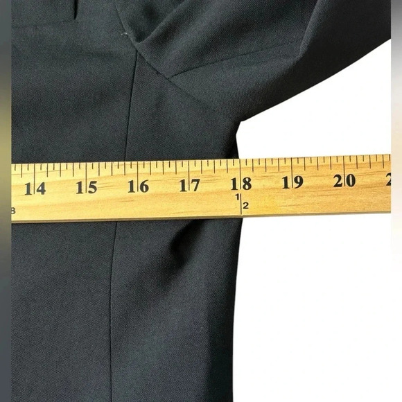 Theory Black Blazer Size 10 Office Business Minimalist Contemporary - Picture 9 of 11